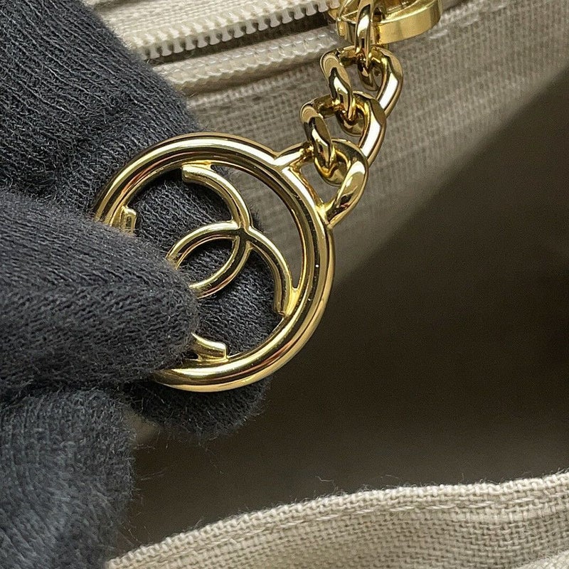 シャネル トートバッグ ドーヴィル ココマーク スモール ショッピングバッグ キャンバス AS3257 CHANEL 2way 黒