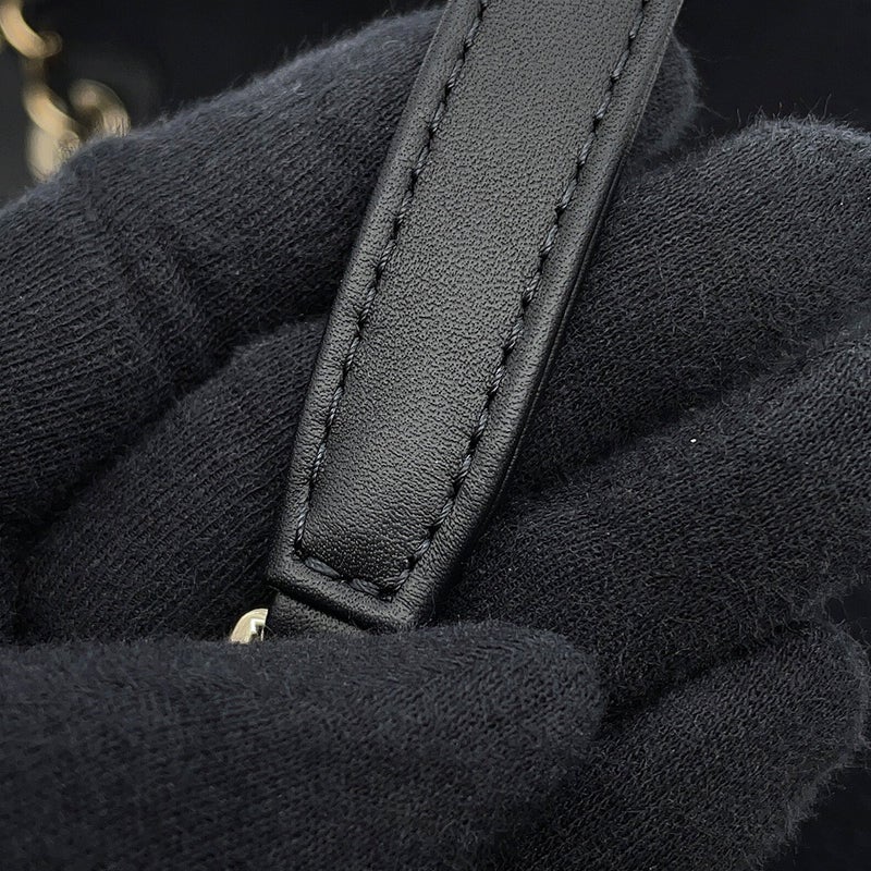 シャネル トートバッグ ドーヴィル ココマーク スモール ショッピングバッグ キャンバス AS3257 CHANEL 2way 黒