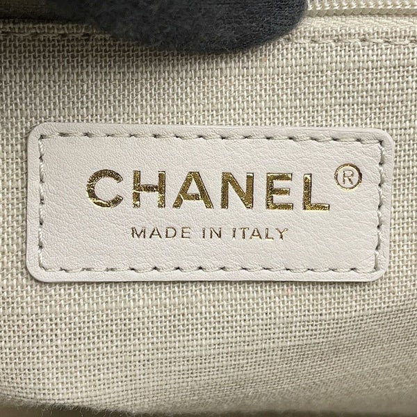シャネル トートバッグ ドーヴィル ココマーク スモール ショッピングバッグ キャンバス AS3257 CHANEL 2way 黒