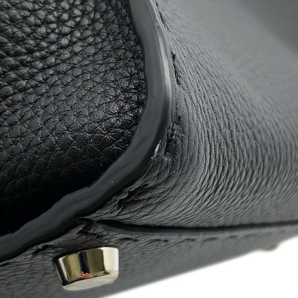 フェンディ ハンドバッグ ミニ ピーカブー セレリア レザー 8BN244 FENDI バッグ ショルダーバッグ 黒