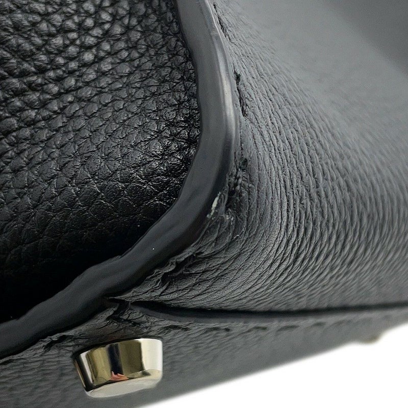 フェンディ ハンドバッグ ミニ ピーカブー セレリア レザー 8BN244 FENDI バッグ ショルダーバッグ 黒