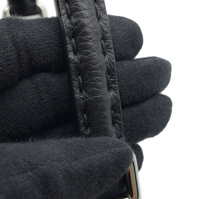 フェンディ ハンドバッグ ミニ ピーカブー セレリア レザー 8BN244 FENDI バッグ ショルダーバッグ 黒