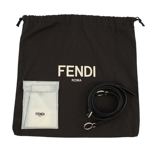フェンディ ハンドバッグ ミニ ピーカブー セレリア レザー 8BN244 FENDI バッグ ショルダーバッグ 黒