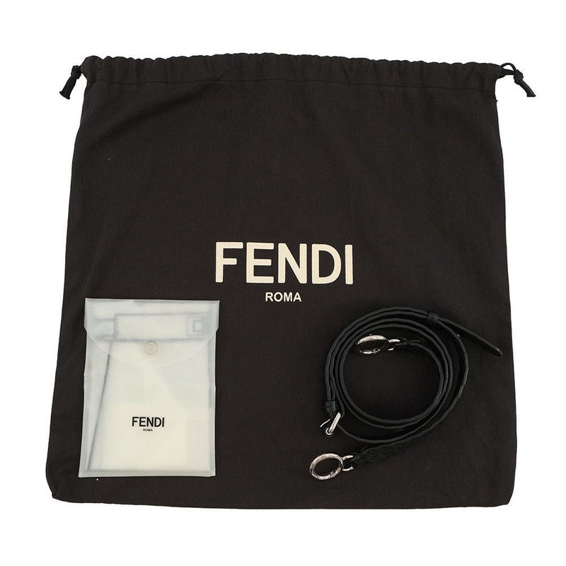 フェンディ ハンドバッグ ミニ ピーカブー セレリア レザー 8BN244 FENDI バッグ ショルダーバッグ 黒