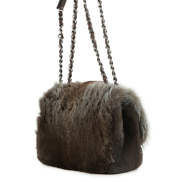 シャネル チェーンショルダーバッグ ココマーク ファー CHANEL 2ｗay