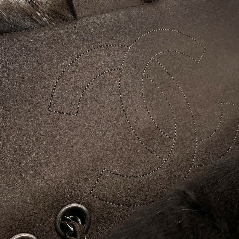 シャネル チェーンショルダーバッグ ココマーク ファー CHANEL 2ｗay