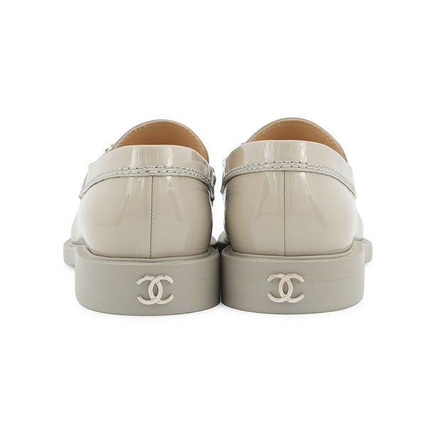 シャネル ローファー ココマーク チェーンロゴ パテントレザー レディースサイズ37 G37430 CHANEL 靴 セール品