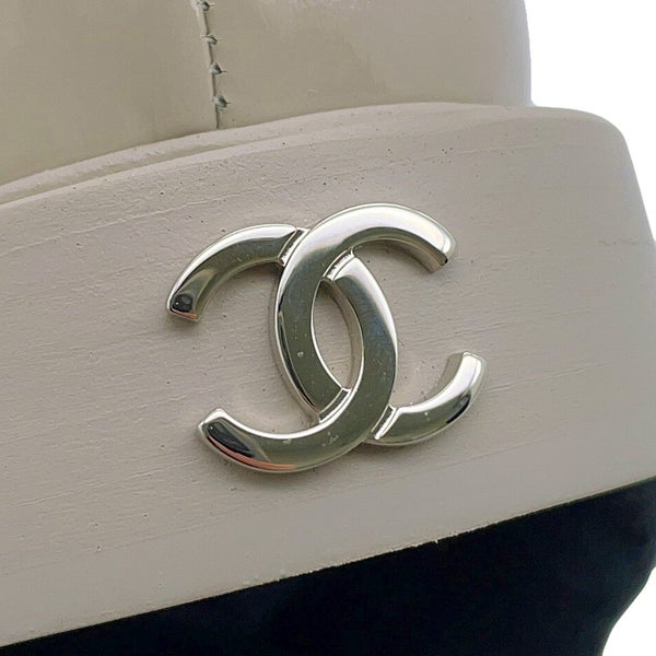 シャネル ローファー ココマーク チェーンロゴ パテントレザー レディースサイズ37 G37430 CHANEL 靴 セール品