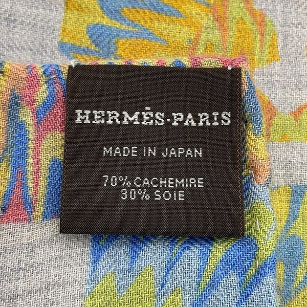 エルメス カレ90 京都マーブル エクスリブリス EX-LIBRIS HERMES カシミヤ スカーフ 2021年秋冬