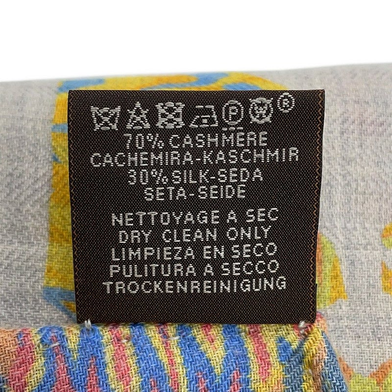 エルメス カレ90 京都マーブル エクスリブリス EX-LIBRIS HERMES カシミヤ スカーフ 2021年秋冬