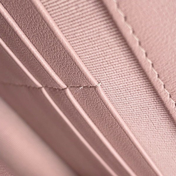 シャネル チェーンウォレット マトラッセ ココマーク ハートチェーン キャビアスキン AP3201 CHANEL