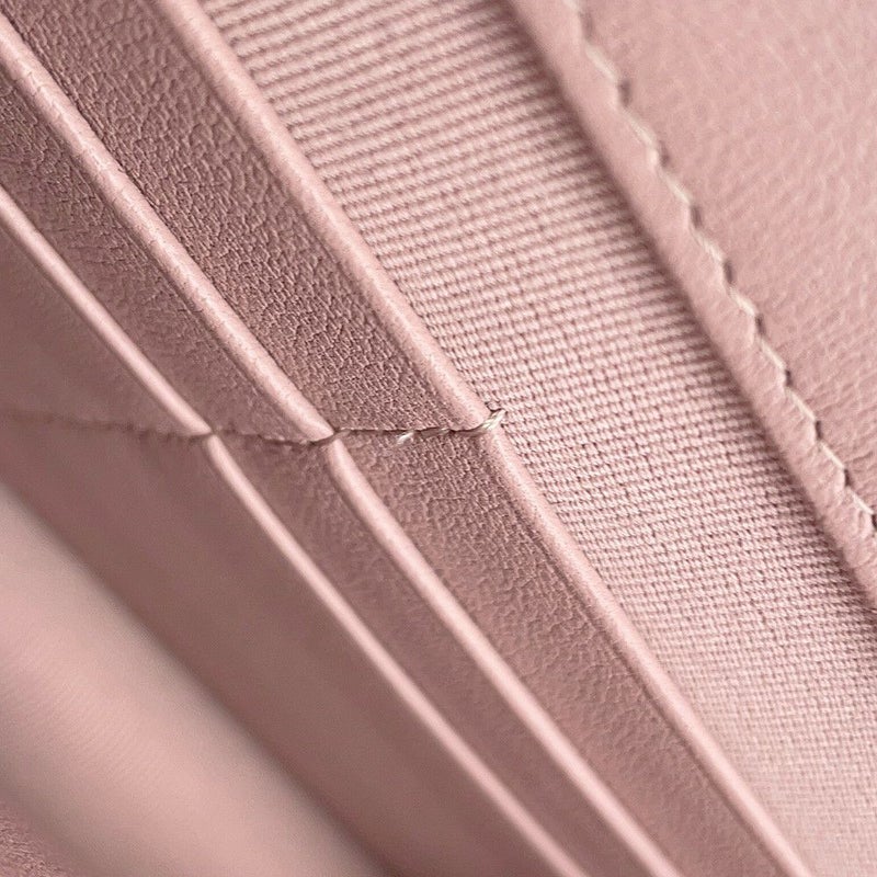 シャネル チェーンウォレット マトラッセ ココマーク ハートチェーン キャビアスキン AP3201 CHANEL