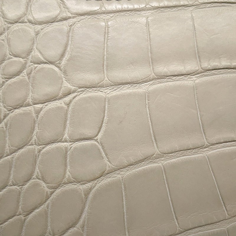 エルメス 長財布 コンスタンス トゥーゴー ロング ベトン/シルバー金具 アリゲーターマット U刻印