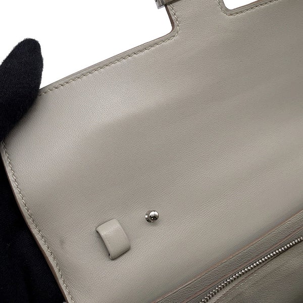 エルメス 長財布 コンスタンス トゥーゴー ロング ベトン/シルバー金具 アリゲーターマット U刻印