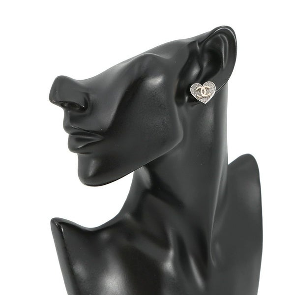 シャネル ピアス ココマーク ハート ラインストーン B26P ABH084 CHANEL アクセサリー