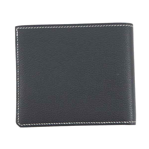 エルメス 二つ折り財布 セリエ コンパクト Sellier H グリミスティ/シルバー金具 エバーカラー W刻印