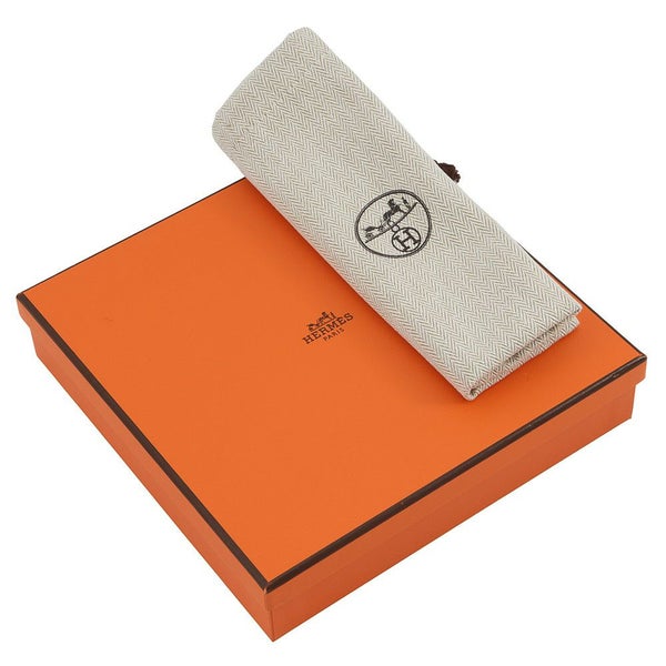 エルメス ショルダーストラップ バンドリエール サングル カヴァル ゴールド/ホワイト/シルバー金具 K刻印