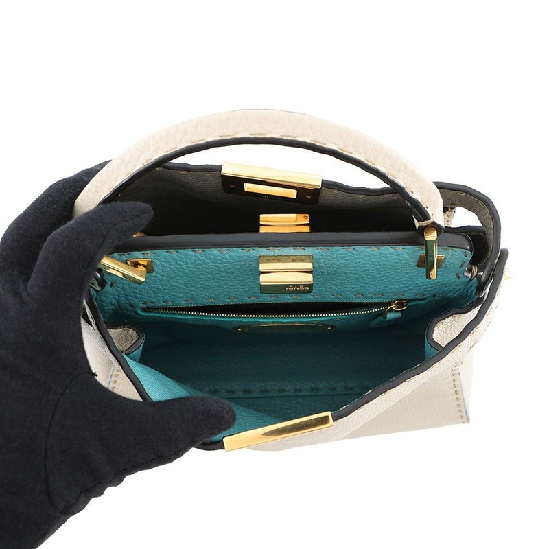 フェンディ ハンドバッグ ピーカブー アイコニックエッセンシャリー レザー 8BN302 FENDI 2wayショルダーバッグ