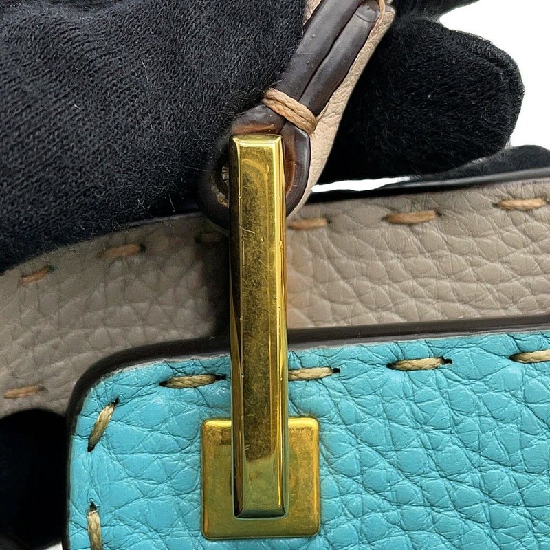 フェンディ ハンドバッグ ピーカブー アイコニックエッセンシャリー レザー 8BN302 FENDI 2wayショルダーバッグ