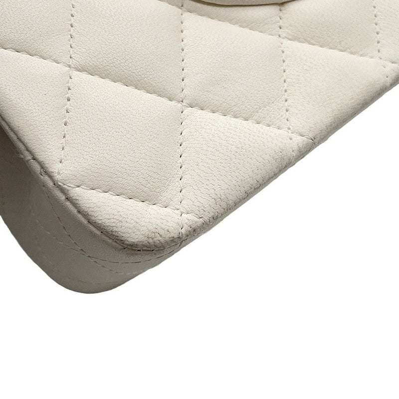 シャネル チェーンショルダーバッグ マトラッセ25 ココマーク ラムスキン ダブルチェーン A01112 CHANEL