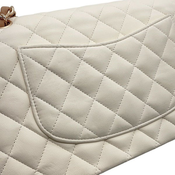 シャネル チェーンショルダーバッグ マトラッセ25 ココマーク ラムスキン ダブルチェーン A01112 CHANEL