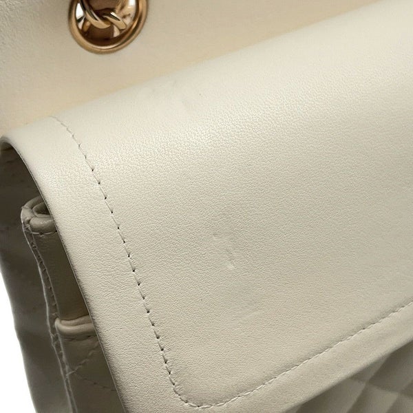 シャネル チェーンショルダーバッグ マトラッセ25 ココマーク ラムスキン ダブルチェーン A01112 CHANEL