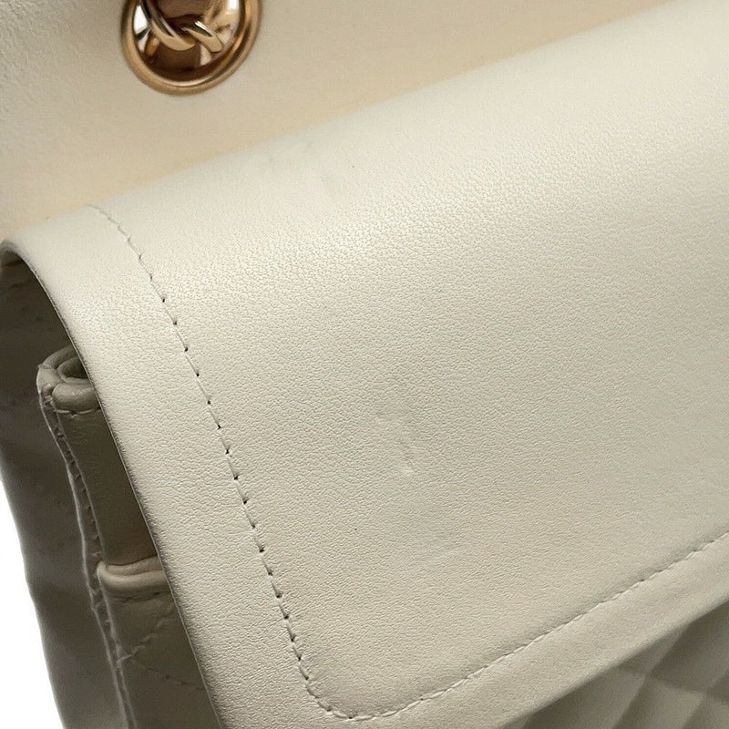 シャネル チェーンショルダーバッグ マトラッセ25 ココマーク ラムスキン ダブルチェーン A01112 CHANEL