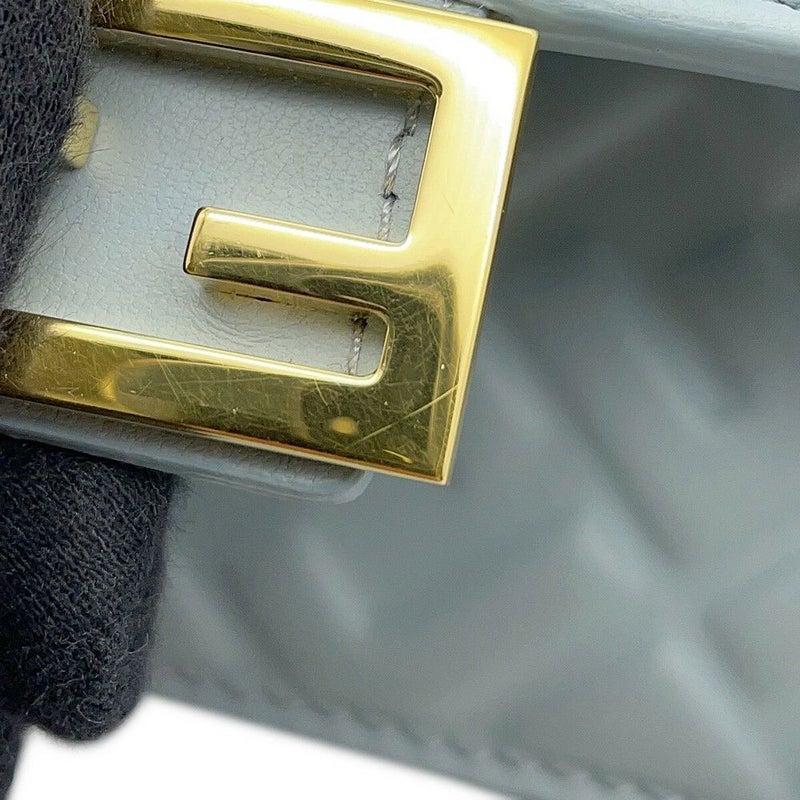 フェンディ チェーンショルダーバッグ バゲット ズッカ柄 レザー 8M0498 FENDI  ワンショルダー ウォレット 3ｗay