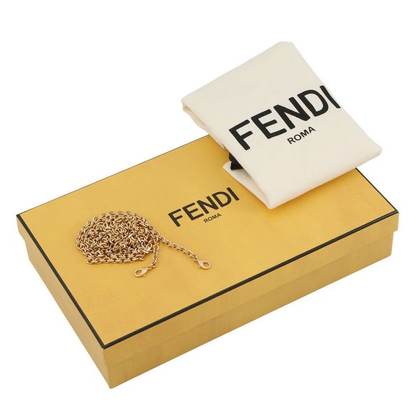 フェンディ チェーンショルダーバッグ バゲット ズッカ柄 レザー 8M0498 FENDI  ワンショルダー ウォレット 3ｗay
