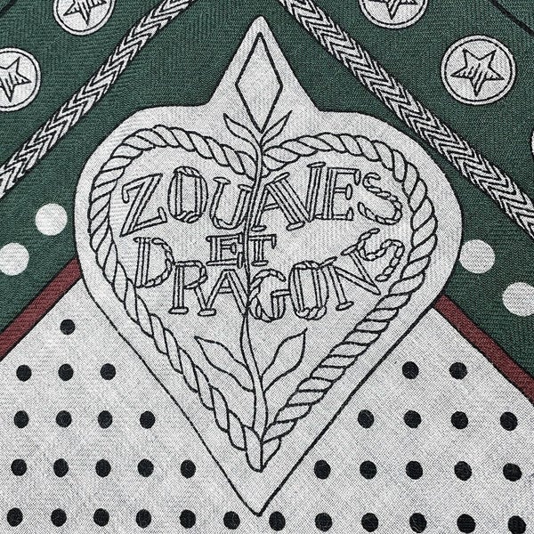 エルメス ストール カレ140 カレジェアン ズアヴとドラゴン・バンダナ Zouaves et Dragons Bandana HERMES 2023年秋冬