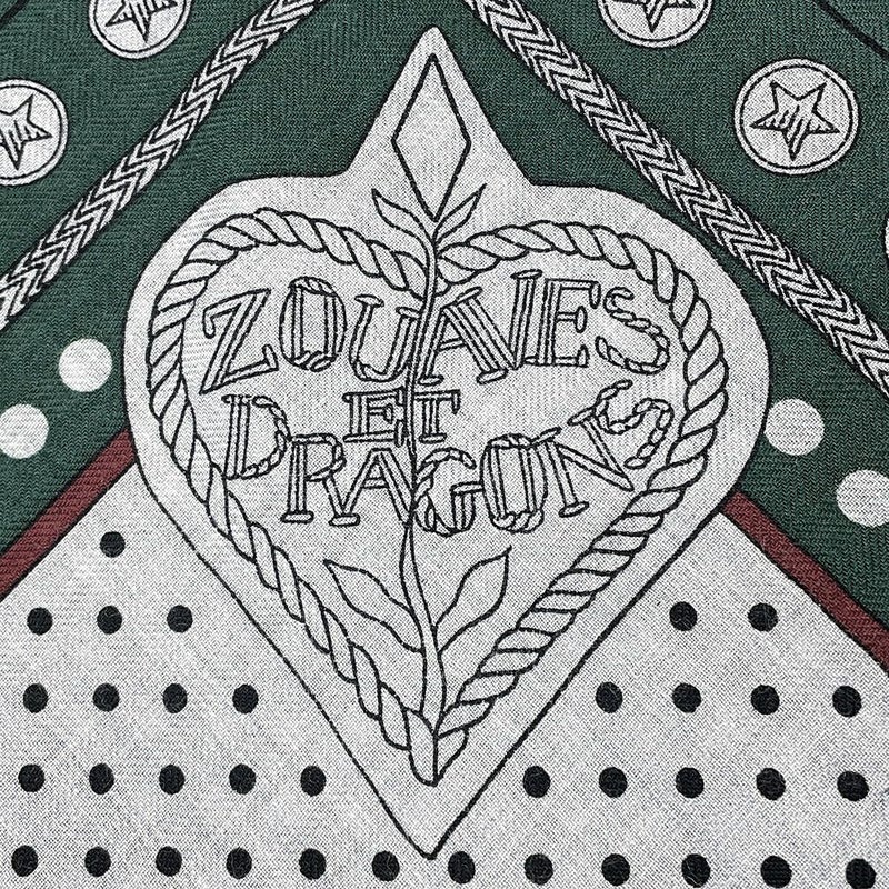 エルメス ストール カレ140 カレジェアン ズアヴとドラゴン・バンダナ Zouaves et Dragons Bandana HERMES 2023年秋冬