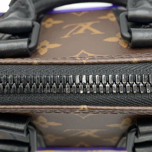 ルイヴィトン ハンドバッグ モノグラム/LVラバー キーポルXS M45788 LOUIS VUITTON 黒 ブラック