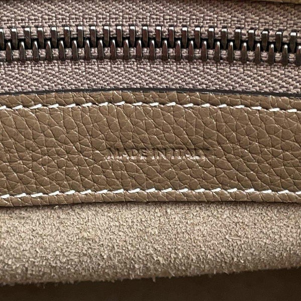 セリーヌ ハンドバッグ ラゲージショッパー マイクロ レザー 189793DRU CELINE バッグ グレージュ