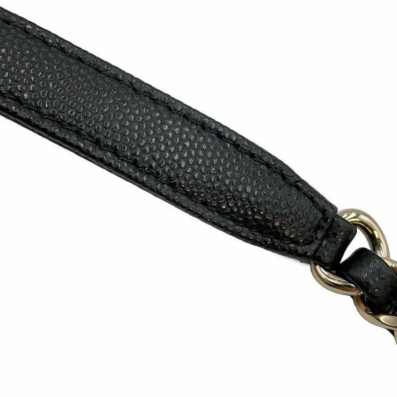 シャネル ハンドバッグ マトラッセ ココマーク ハンドル フラップ キャビアスキン A92991 2way 黒