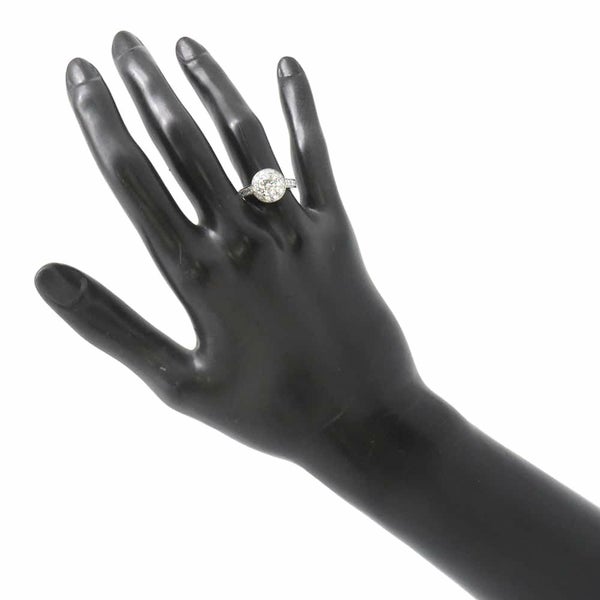 ヴァンクリーフ&アーペル リング イコーヌ ダイヤモンド 1.02ct Pt950プラチナ サイズ51 GIA鑑定書付き 指輪 ジュエリー