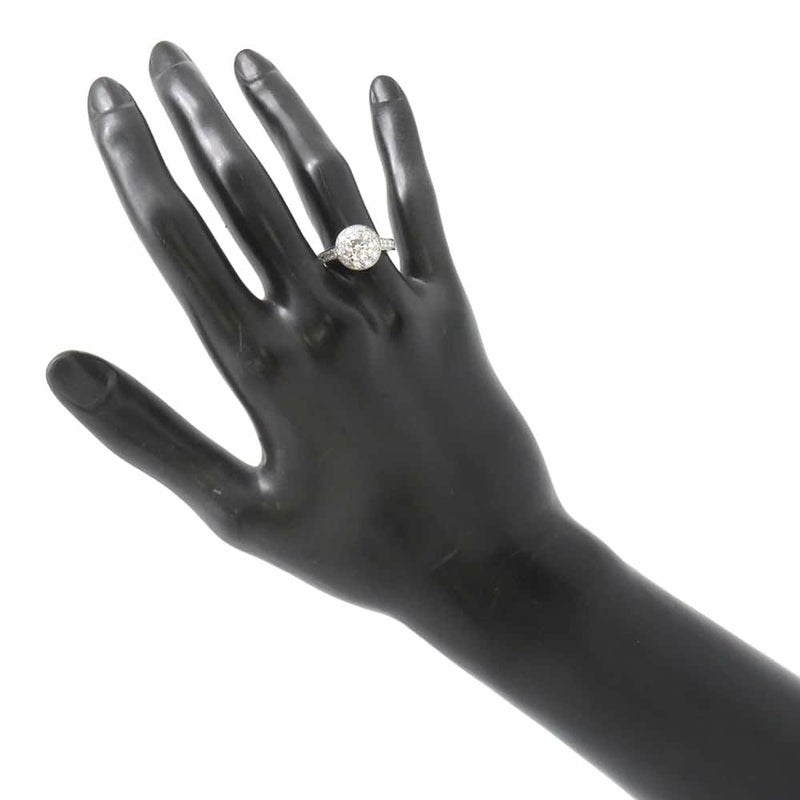 ヴァンクリーフ&アーペル リング イコーヌ ダイヤモンド 1.02ct Pt950プラチナ サイズ51 GIA鑑定書付き 指輪 ジュエリー