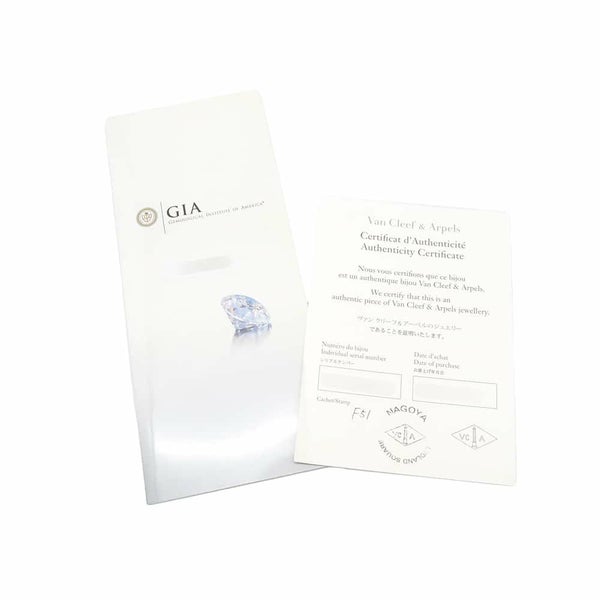 ヴァンクリーフ&アーペル リング イコーヌ ダイヤモンド 1.02ct Pt950プラチナ サイズ51 GIA鑑定書付き 指輪 ジュエリー