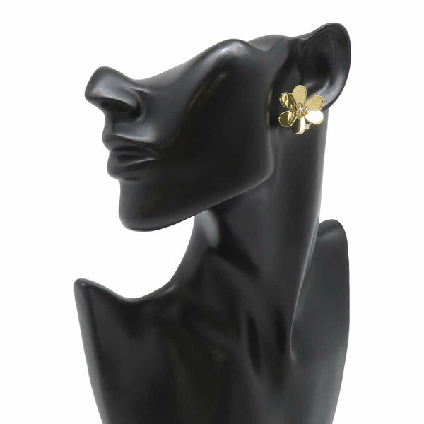 ヴァンクリーフ&アーペル ピアス フリヴォル イヤリング ラージ ダイヤモンド 6P 0.32ct K18YGイエローゴールド VCARB65900