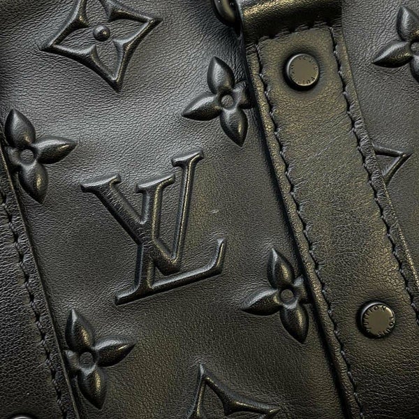 ルイヴィトン ハンドバッグ モノグラム・シール キーポル XS M57960 LOUIS VUITTON 2wayショルダー メンズ 黒