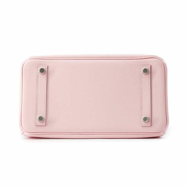 エルメス バーキン25 ローズサクラ/シルバー金具 スイフト C刻印 HERMES Birkin ハンドバッグ