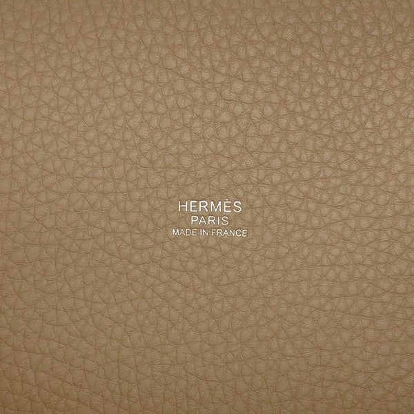 エルメス ハンドバッグ ピコタンロックPM ベージュマルファ/シルバー金具 トリヨンクレマンス W刻印