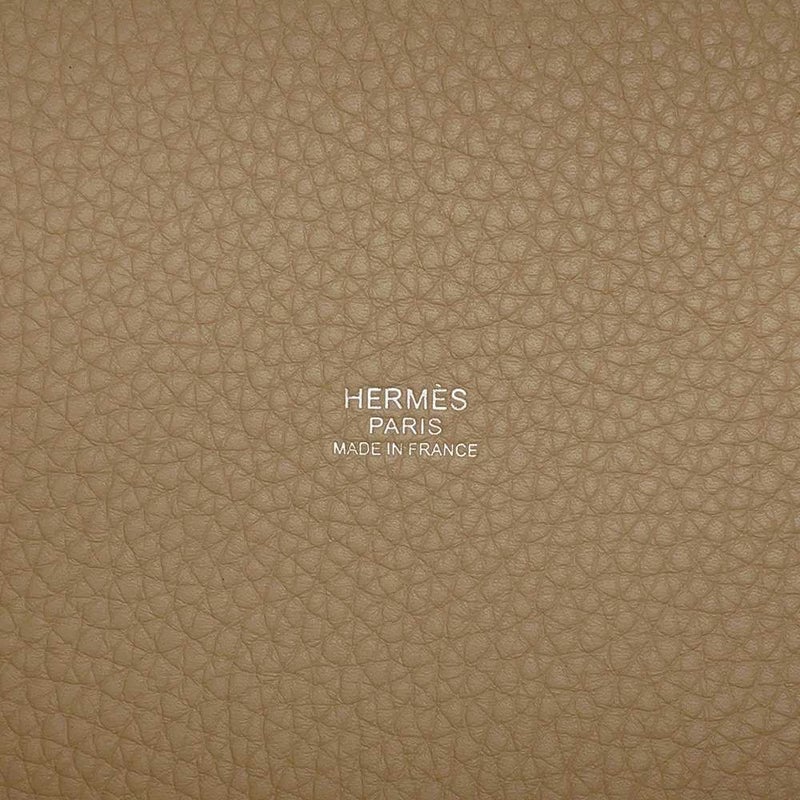 エルメス ハンドバッグ ピコタンロックPM ベージュマルファ/シルバー金具 トリヨンクレマンス W刻印