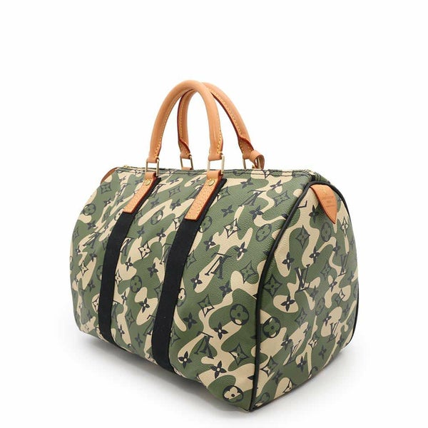 ルイヴィトン ハンドバッグ モノグラム・フラージュ 村上隆 スピーディ35 M95773 カモフラ 迷彩