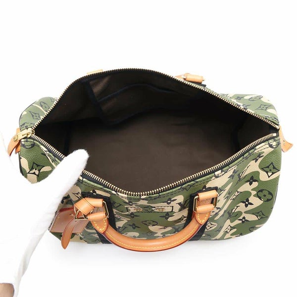 ルイヴィトン ハンドバッグ モノグラム・フラージュ 村上隆 スピーディ35 M95773 カモフラ 迷彩