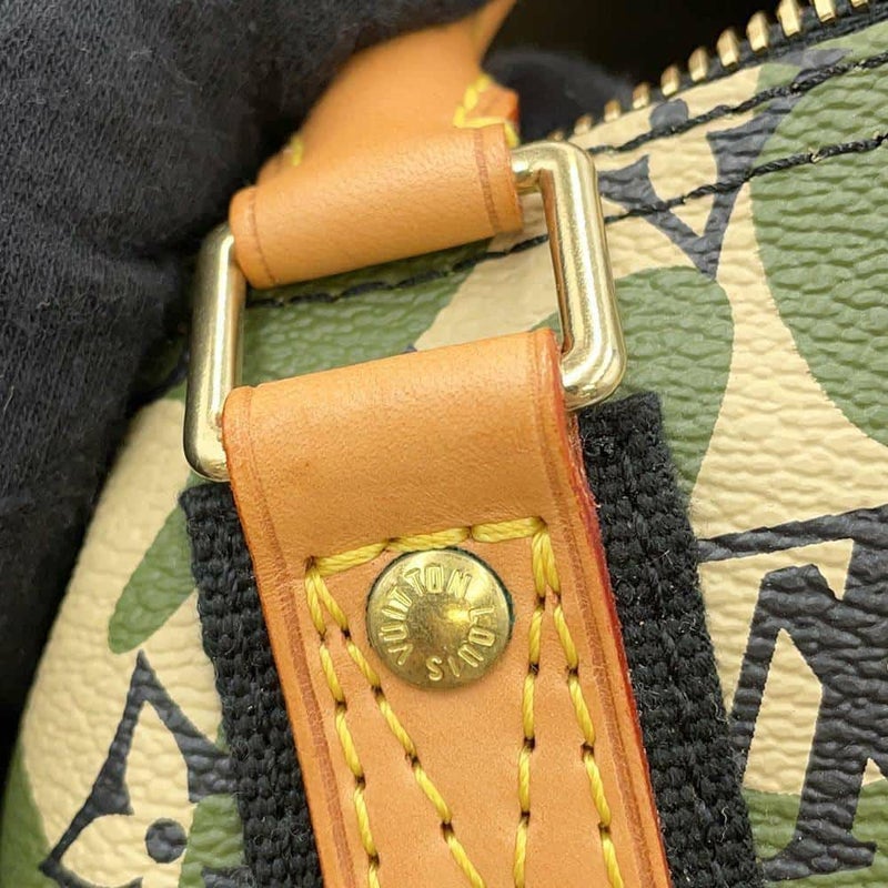 ルイヴィトン ハンドバッグ モノグラム・フラージュ 村上隆 スピーディ35 M95773 カモフラ 迷彩