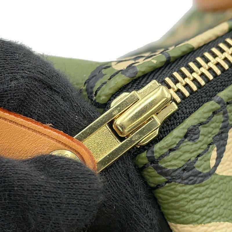 ルイヴィトン ハンドバッグ モノグラム・フラージュ 村上隆 スピーディ35 M95773 カモフラ 迷彩