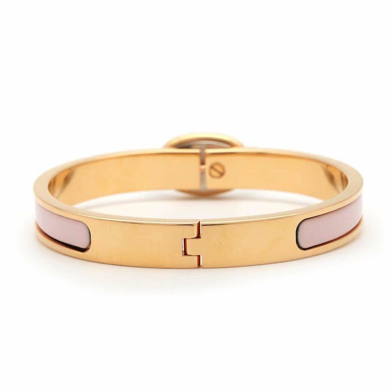 エルメス ブレスレット シェーヌダンクル ミニクリック PM ローズ・カンダー/ピンクゴールド金具/シルバー金具 HERMES