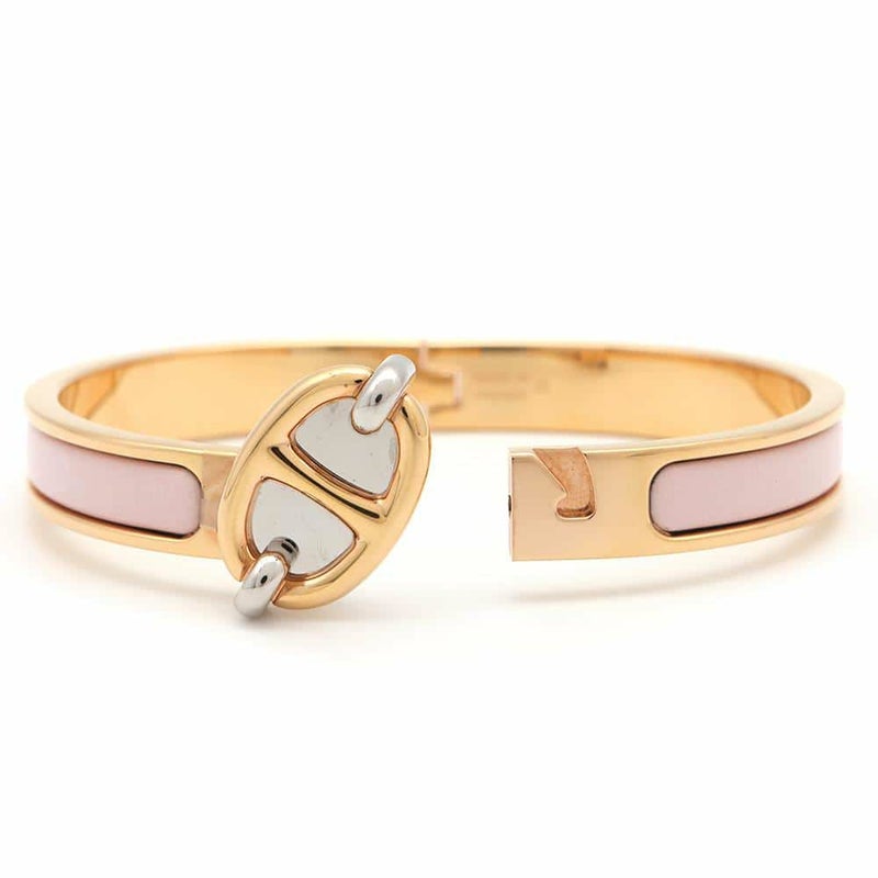 エルメス ブレスレット シェーヌダンクル ミニクリック PM ローズ・カンダー/ピンクゴールド金具/シルバー金具 HERMES