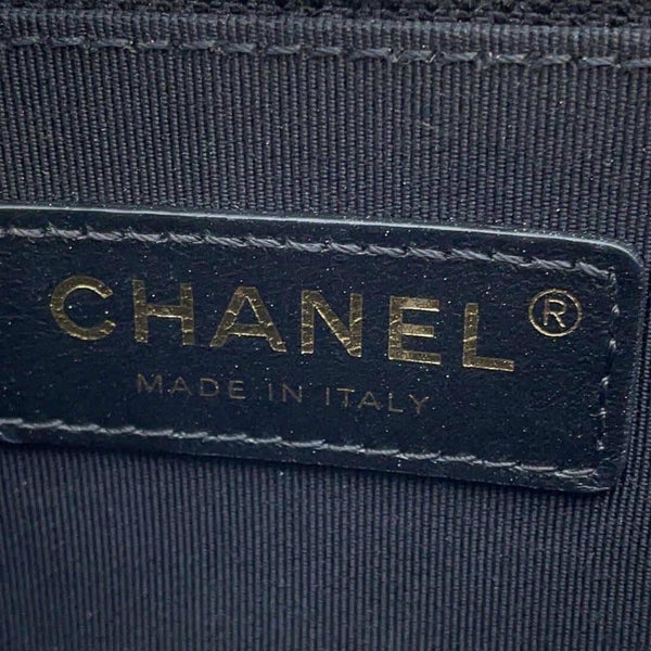 シャネル チェーンショルダーバッグ ココマーク ラムスキン AS2383 CHANEL バッグ 白 黒