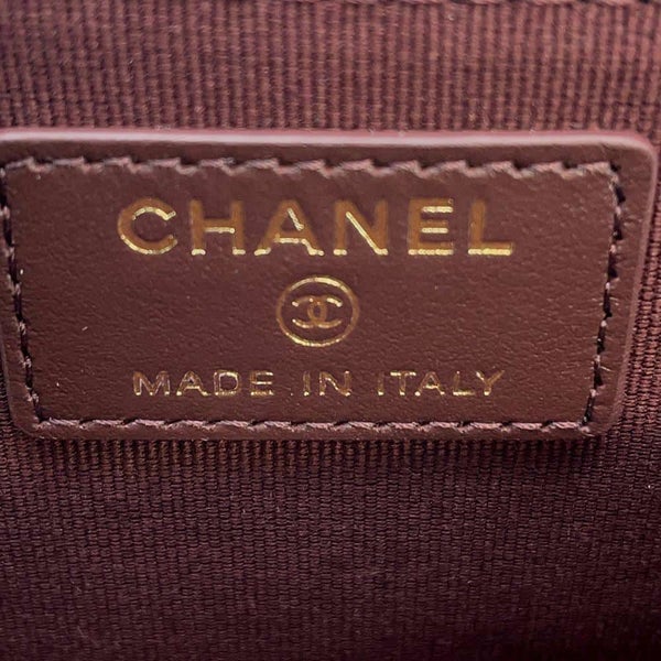 シャネル コインケース マトラッセ ココマーク キャビアスキン AP3179 フラグメント カードケース 黒